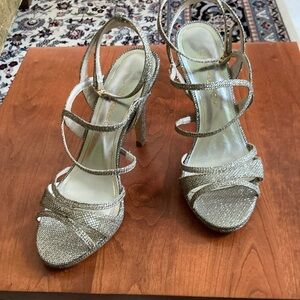 Platform Gold Sandals